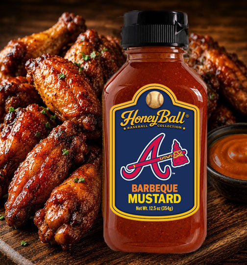 Atlanta Braves™ Barbeque Mustard - Honeyball Ballpark Collection - Available Soon!