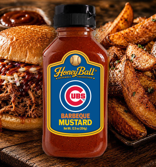 Chicago Cubs™ Barbeque Mustard - Honeyball Ballpark Collection - Available Soon!