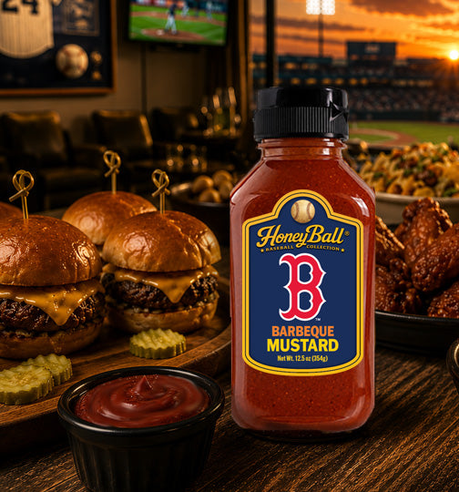 Boston Red Sox™ Barbeque Mustard - Honeyball Ballpark Collection - Available Soon!