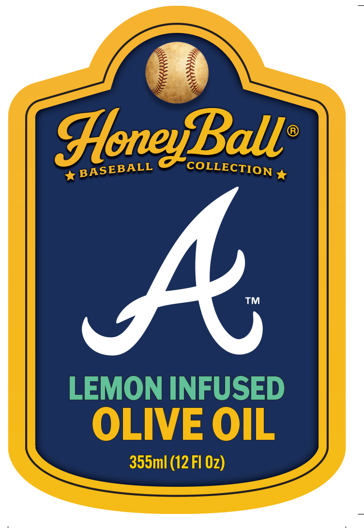 Atlanta Braves™ Lemon Infused Olive Oil - Honeyball Baseball Collection