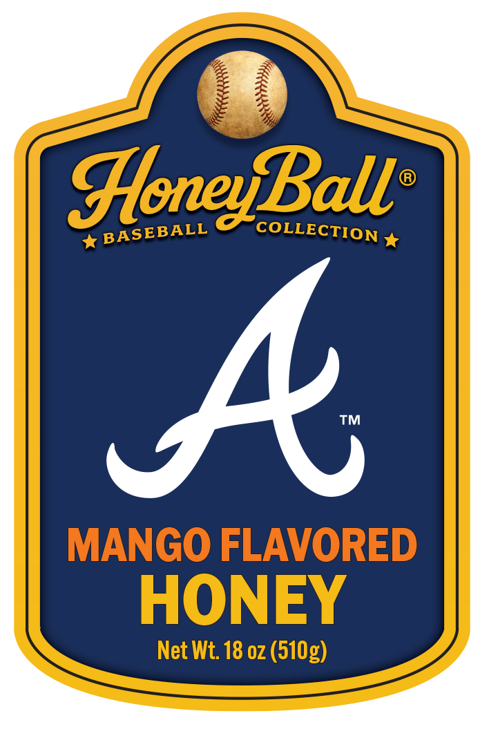 Atlanta Braves™ Mango Flavored Honey - Honeyball Baseball Collection