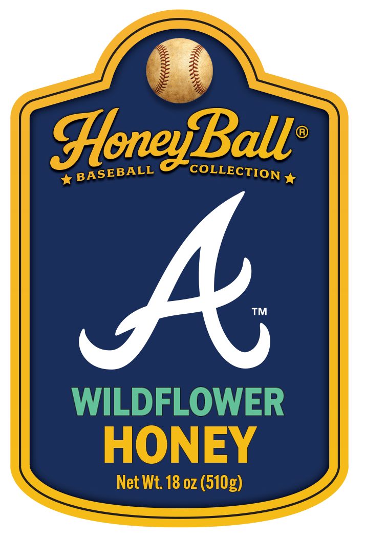 Atlanta Braves™ Wildflower Honey - Honeyball Baseball Collection