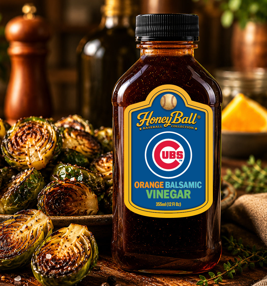 Chicago Cubs™ Orange Infused Balsamic Vinegar- Honeyball Baseball Collection