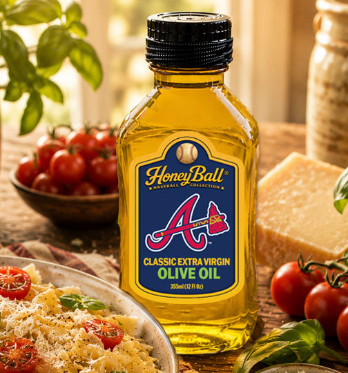 Atlanta Braves™ Classic Extra Virgin Olive Oil - Honeyball Ballpark Collection - Available Soon!