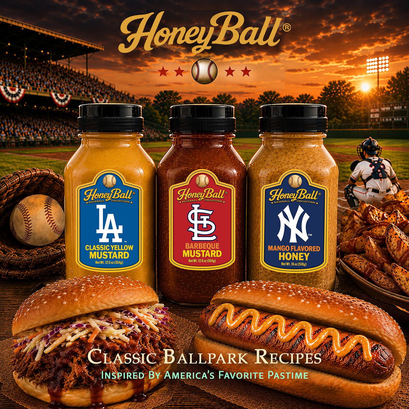 HoneyBall Classic Ballpark Recipes