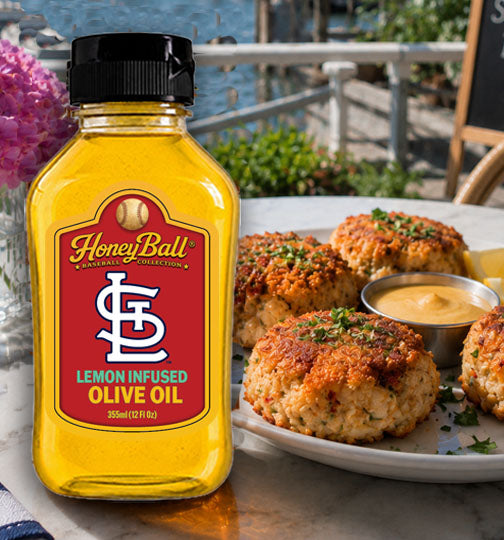St. Louis Cardinals™ Lemon Infused Olive Oil - Honeyball Ballpark Collection - Available Soon!