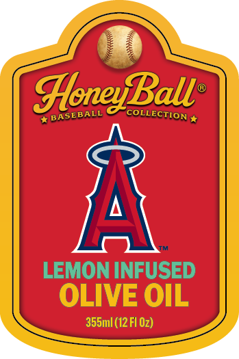 Los Angeles Angels™ Lemon Infused Olive Oil - Honeyball Ballpark Collection - Available Soon!