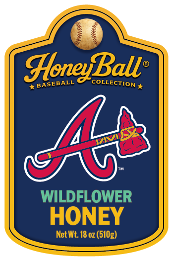 Atlanta Braves™ Wildflower Honey - Honeyball Ballpark Collection - Available Soon!
