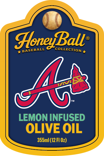 Atlanta Braves™ Lemon Infused Olive Oil - Honeyball Ballpark Collection - Available Soon!
