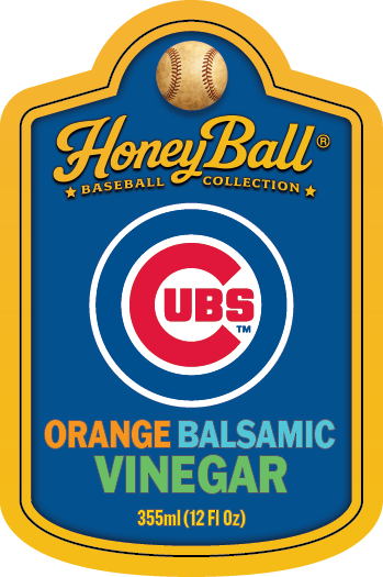 Chicago Cubs™ Orange Infused Balsamic Vinegar- Honeyball Baseball Collection