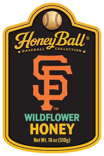 San Francisco Giants™ Wildflower Honey - Honeyball Ballpark Collection - Available Soon!