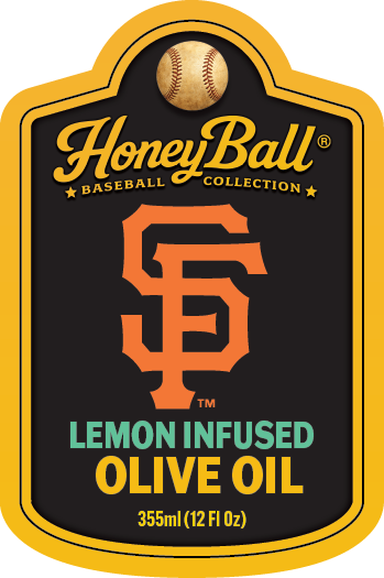 San Francisco Giants™ Lemon Infused Olive Oil - Honeyball Ballpark Collection - Available Soon!