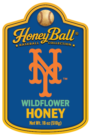 New York Mets™ Wildflower Honey - Honeyball Ballpark Collection - Available Soon!