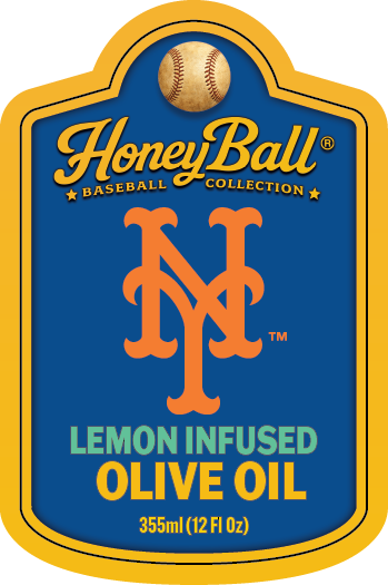 New York Mets™ Lemon Infused Olive Oil - Honeyball Ballpark Collection - Available Soon!