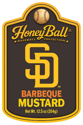 San Diego Padres™ Barbeque Mustard - Honeyball Ballpark Collection - Available Soon!