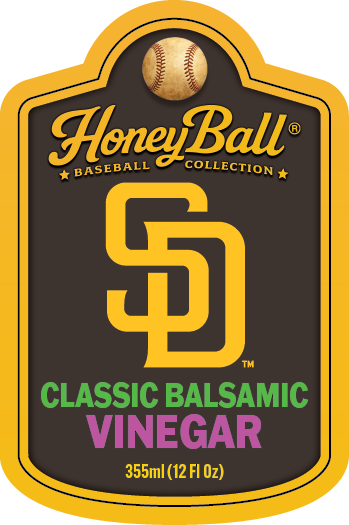 San Diego Padres™ Classic Balsamic Vinegar- Honeyball Ballpark Collection - Available Soon!