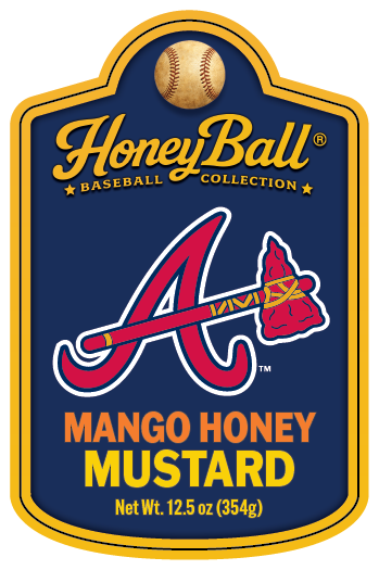 Atlanta Braves™ Mango Honey Mustard - Honeyball Ballpark Collection - Available Soon!