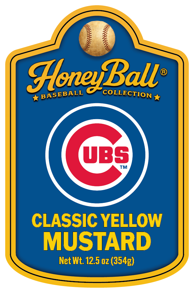 Chicago Cubs™ Classic Yellow Mustard - Honeyball Baseball Collection