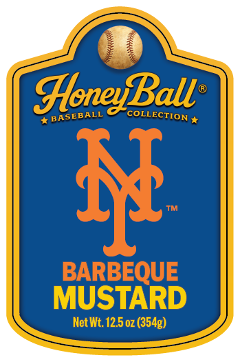 New York Mets™ Barbeque Mustard - Honeyball Ballpark Collection - Available Soon!