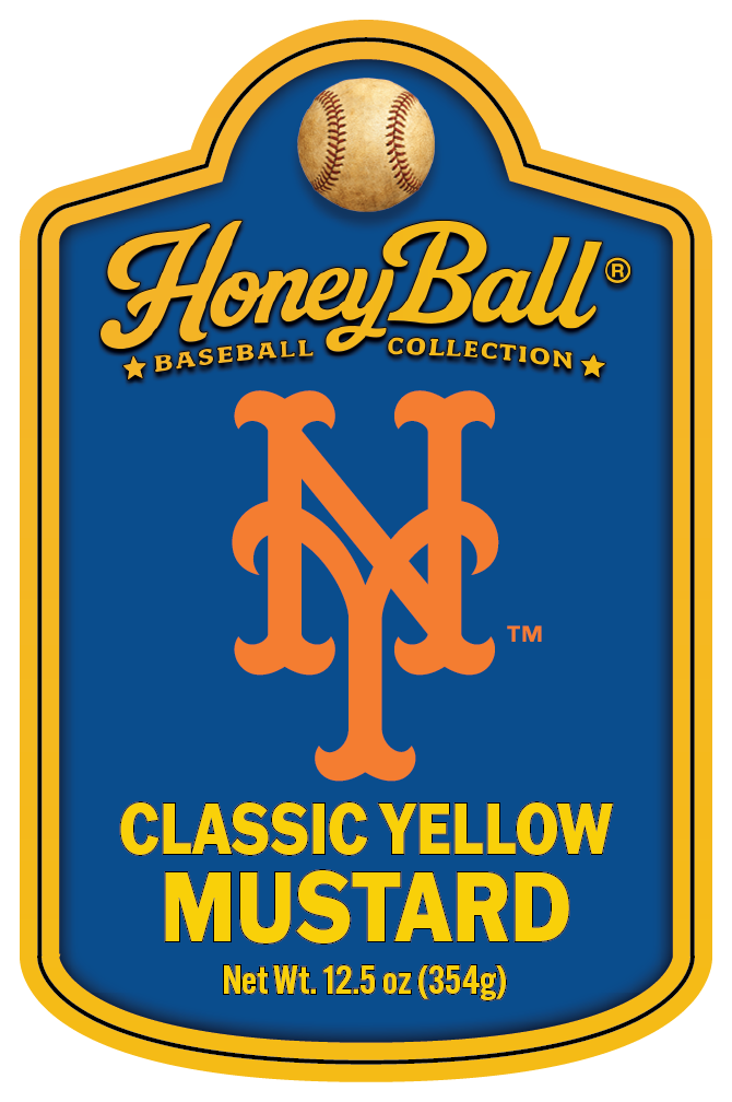 New York Mets™ Classic Yellow Mustard - Honeyball Baseball Collection