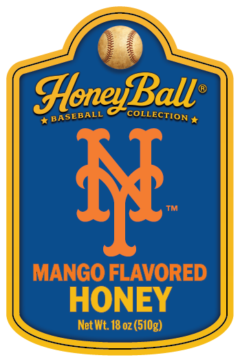 New York Mets™ Mango Flavored Honey - Honeyball Ballpark Collection - Available Soon!