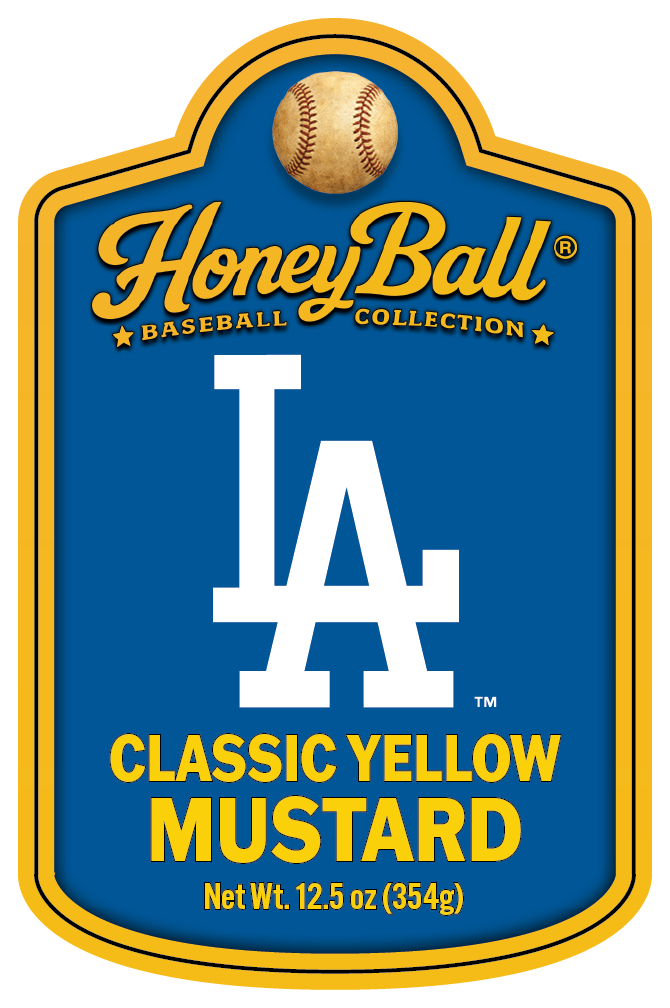Los Angeles Dodgers™ Classic Yellow Mustard - Honeyball Baseball Collection