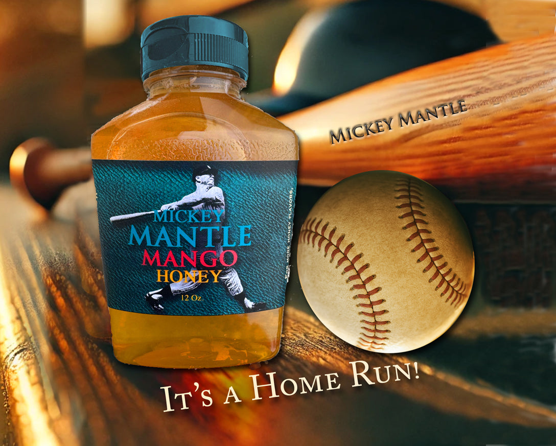 Mickey Mantle Two-Jar Flavored Honey Gift Box