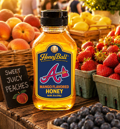 Atlanta Braves™ Mango Flavored Honey - Honeyball Ballpark Collection - Available Soon!