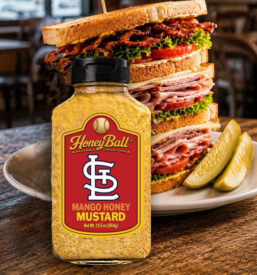 St. Louis Cardinals™ Mango Honey Mustard - Honeyball Ballpark Collection - Available Soon!