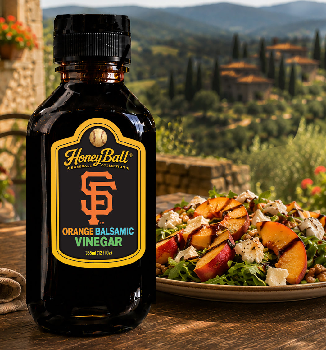 San Francisco Giants™ Orange Infused Balsamic Vinegar- Honeyball Baseball Collection