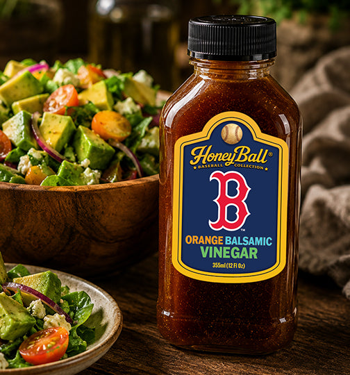 Boston Red Sox™ Orange Infused Balsamic Vinegar- Honeyball Baseball Collection