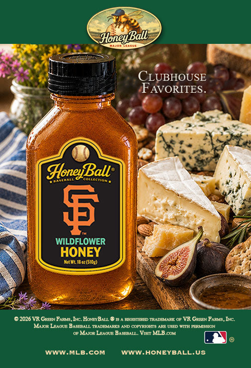 San Francisco Giants™ Wildflower Honey - Honeyball Ballpark Collection - Available Soon!