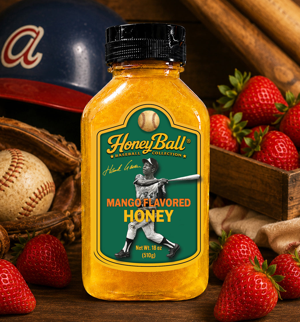 Henry Aaron Mango Honey - Honeyball Ballpark Collection - Available Soon!