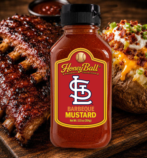 St. Louis Cardinals™ Barbeque Mustard - Honeyball Ballpark Collection - Available Soon!