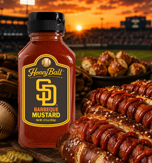 San Diego Padres™ Barbeque Mustard - Honeyball Ballpark Collection - Available Soon!