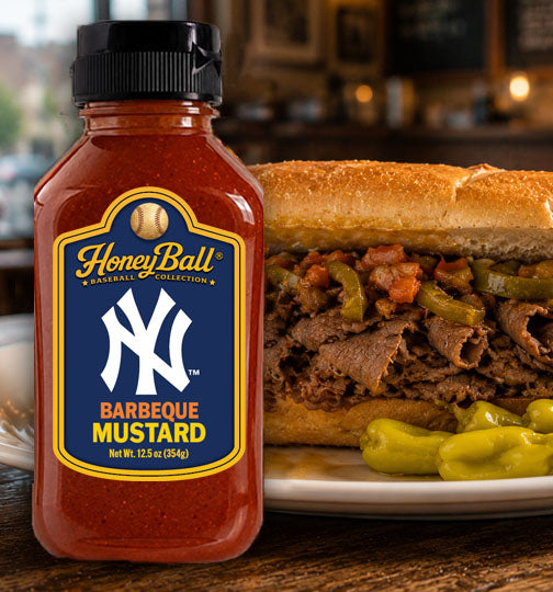 New York Yankees™ Barbeque Mustard - Honeyball Ballpark Collection - Available Soon!