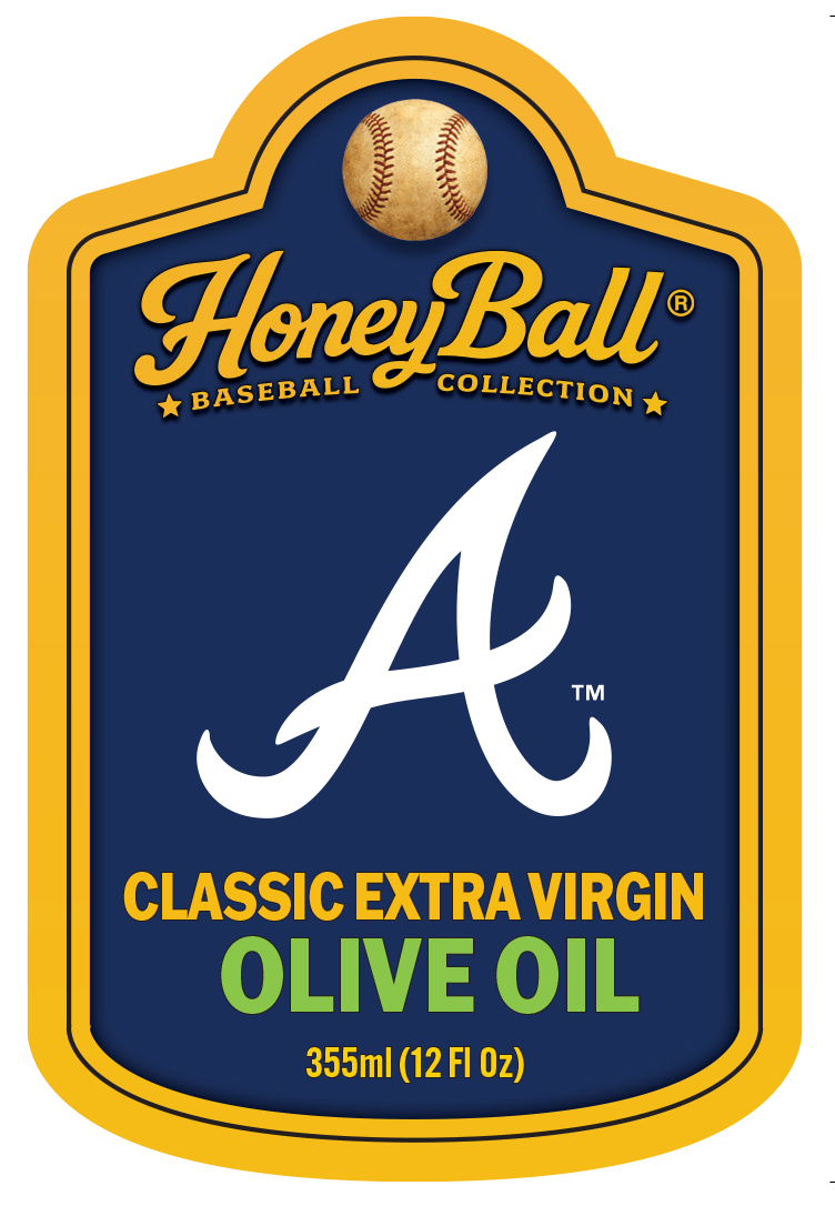 Atlanta Braves™ Classic Extra Virgin Olive Oil - Honeyball Baseball Collection