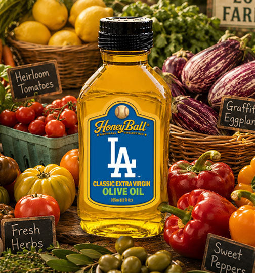 Los Angeles Dodgers™ Classic Extra Virgin Olive Oil - Honeyball Ballpark Collection - Available Soon!