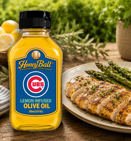 Chicago Cubs™ Lemon Infused Olive Oil - Honeyball Ballpark Collection - Available Soon!