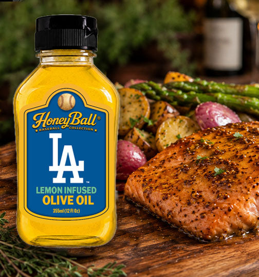 Los Angeles Dodgers™ Lemon Infused Olive Oil - Honeyball Ballpark Collection - Available Soon!