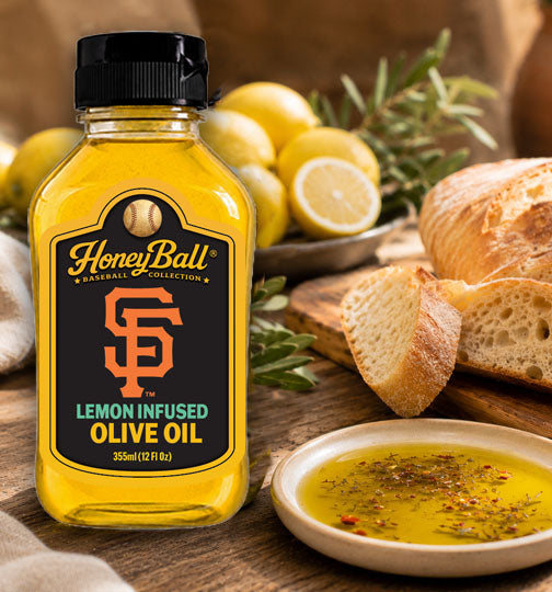 San Francisco Giants™ Lemon Infused Olive Oil - Honeyball Ballpark Collection - Available Soon!