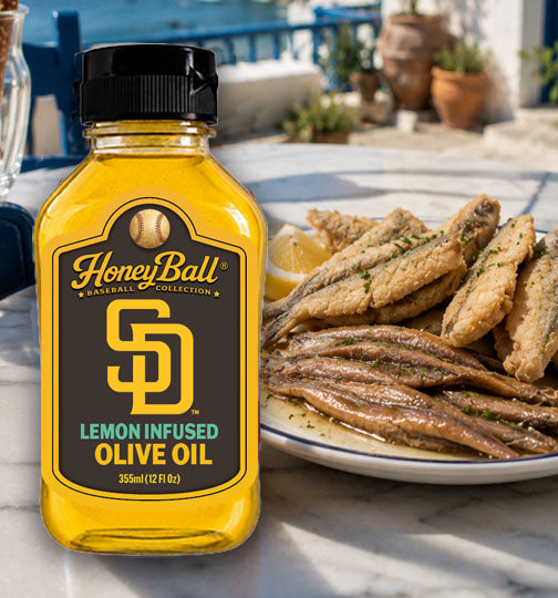 San Diego Padres™ Lemon Infused Olive Oil - Honeyball Ballpark Collection - Available Soon!