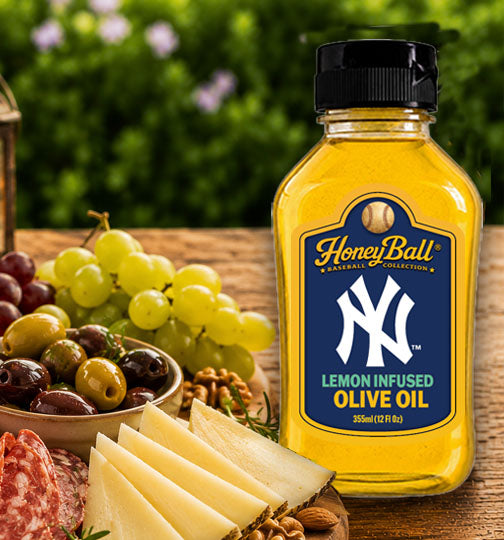 New York Yankees™ Lemon Infused Olive Oil - Honeyball Ballpark Collection - Available Soon!