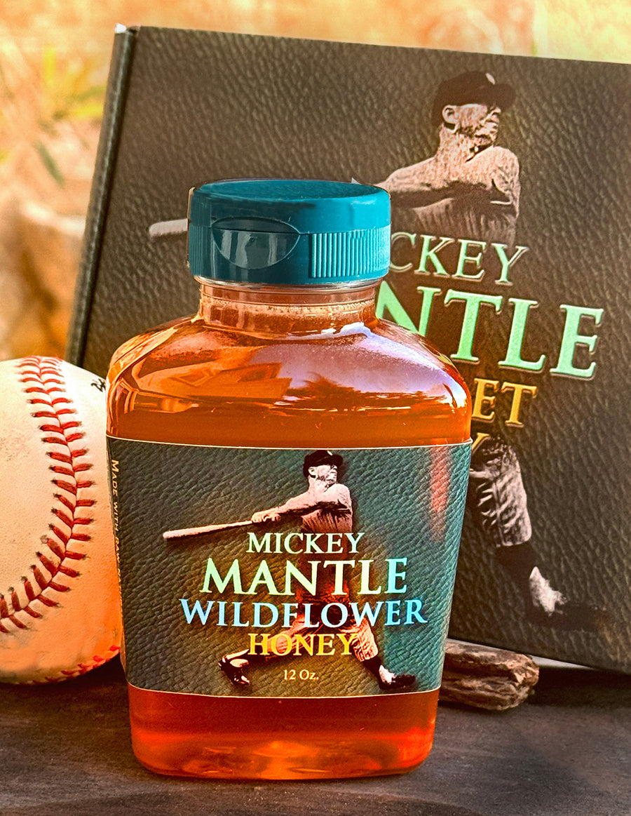 Mickey Mantle Two-Jar Flavored Honey Gift Box
