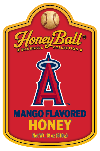 Los Angeles Angels™ Mango Flavored Honey - Honeyball Ballpark Collection - Available Soon!