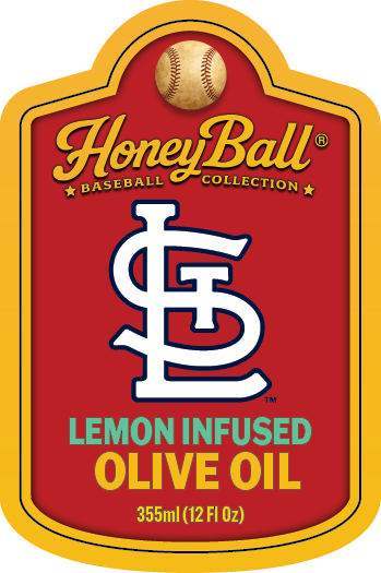 St. Louis Cardinals™ Lemon Infused Olive Oil - Honeyball Ballpark Collection - Available Soon!