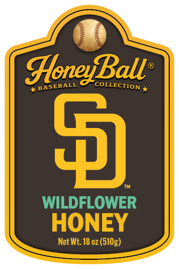 San Diego Padres™ Wildflower Honey - Honeyball Ballpark Collection - Available Soon!