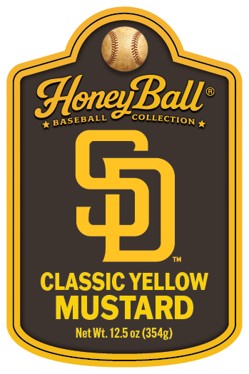 San Diego Padres™ Classic Yellow Mustard - Honeyball Ballpark Collection - Available Soon!