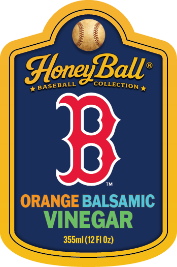 Boston Red Sox™ Orange Infused Balsamic Vinegar- Honeyball Baseball Collection