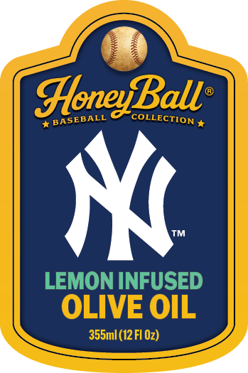 New York Yankees™ Lemon Infused Olive Oil - Honeyball Ballpark Collection - Available Soon!